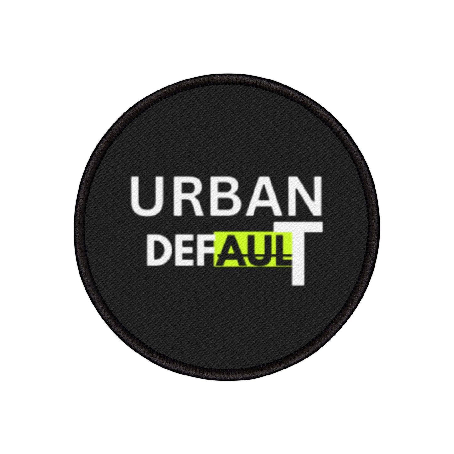 Urban Default Iron-On Patch - Trendy DIY Customization for Jackets & Bags